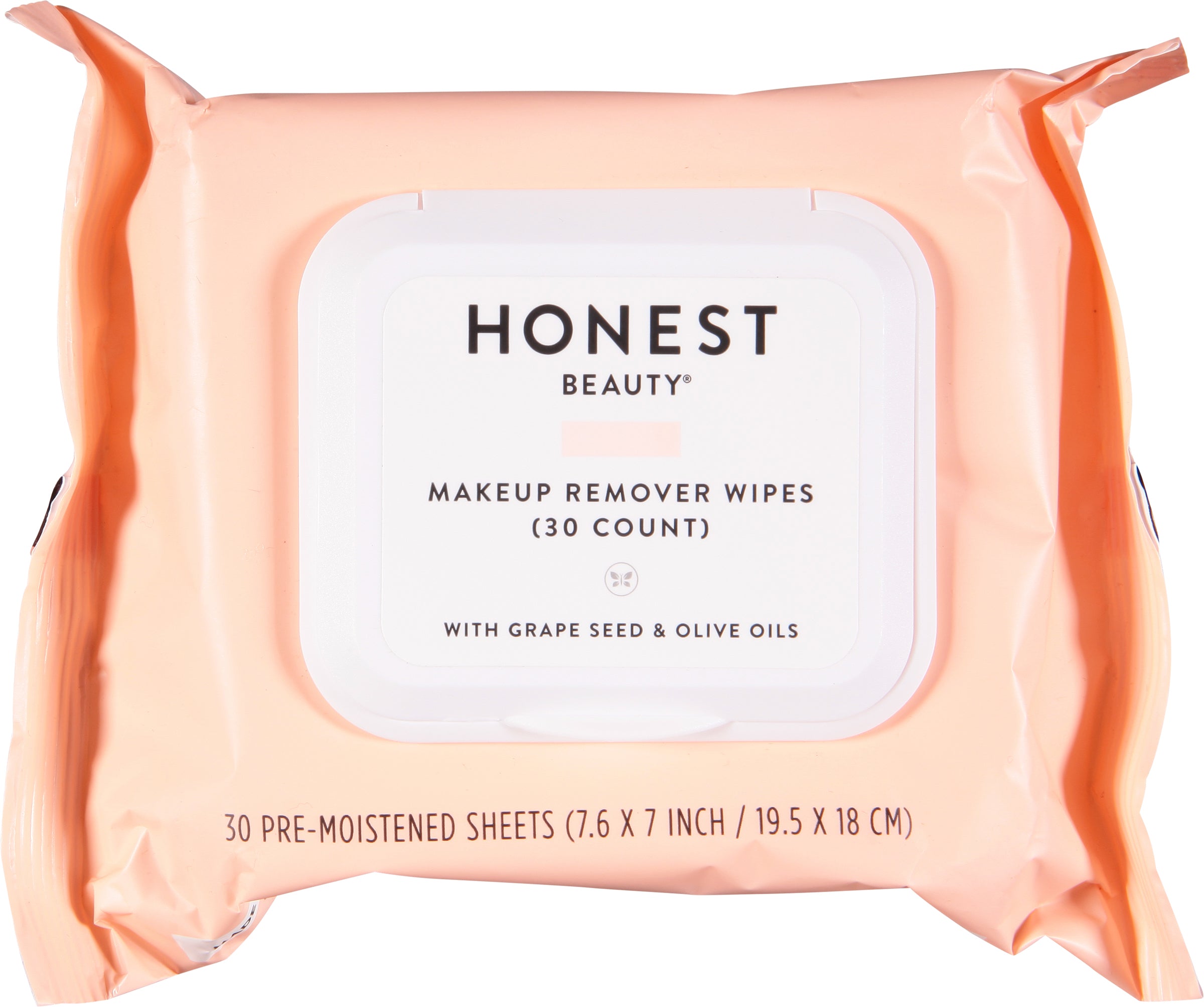 Honest Beauty Makeup Remover Wipes 30 ea - Case of 1