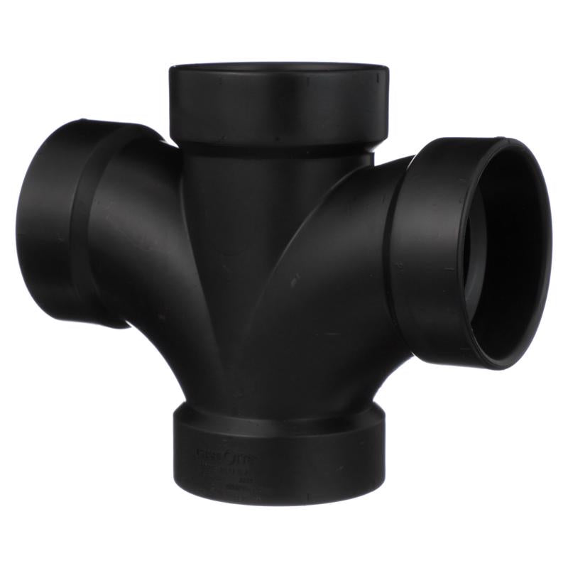 CHARLOTTE PIPE - Charlotte Pipe 2 in. Hub X 2 in. D Hub ABS Sanitary Tee [ABS004280800]