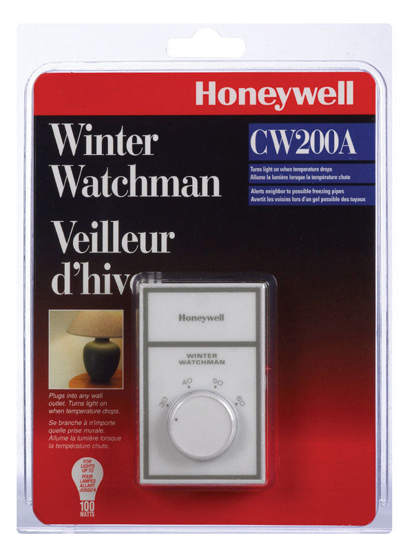 HONEYWELL - Honeywell Winter Watchman White Temperature Alarm System