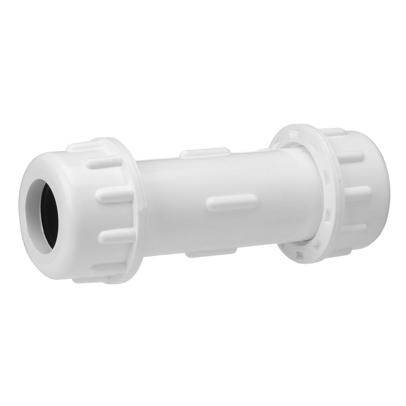 KBI - Homewerks Schedule 40 2-1/2 in. Compression X 2-1/2 in. D Compression PVC Repair Coupling 1 pk