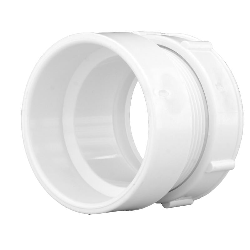 CHARLOTTE PIPE - Charlotte Pipe Schedule 40 2 in. Hub X 2 in. D Hub PVC Trap Adapter 1 pk