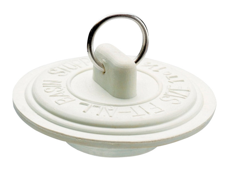 PLUMB PAK - Plumb Pak 1-3/4 in. White Rubber Sink Stopper