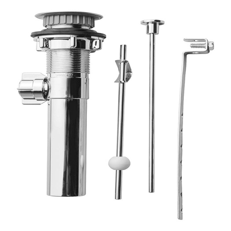 PLUMB PAK - Plumb Pak 1-1/4 in. D Brass Plated Plastic Pop-Up Lavatory Drain