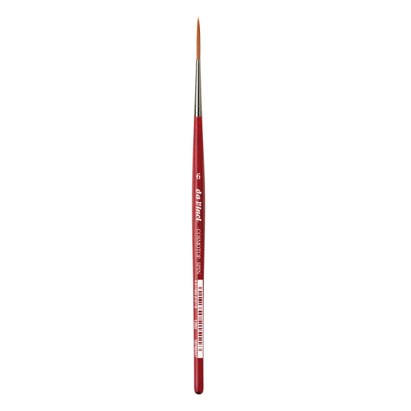 COSMOTOP-SPIN Rigger Brush, Synthetic, Acrylic & Watercolor, Pointed Liner, Series 5880, Size 6