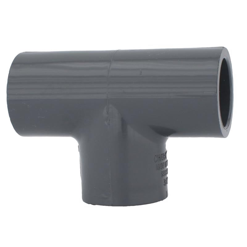 KEENEY MANUFACTURING - Charlotte Pipe Schedule 80 3/4 in. Slip X 3/4 in. D Slip PVC Reducing Tee 1 pk