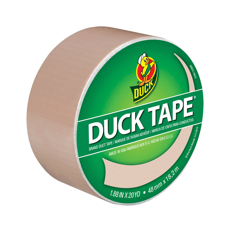 DUCK - Duck 1.88 in. W X 20 yd L Beige Solid Duct Tape - Case of 6