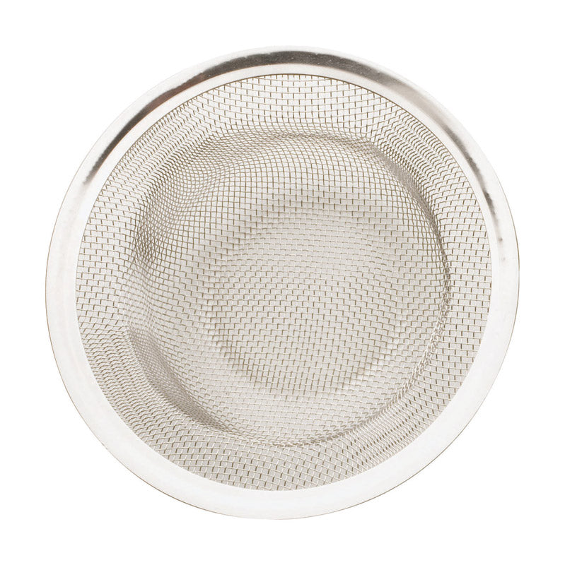 PLUMB PAK - Plumb Pak 3-1/2 in. D Natural Stainless Steel Mesh Strainer Gray