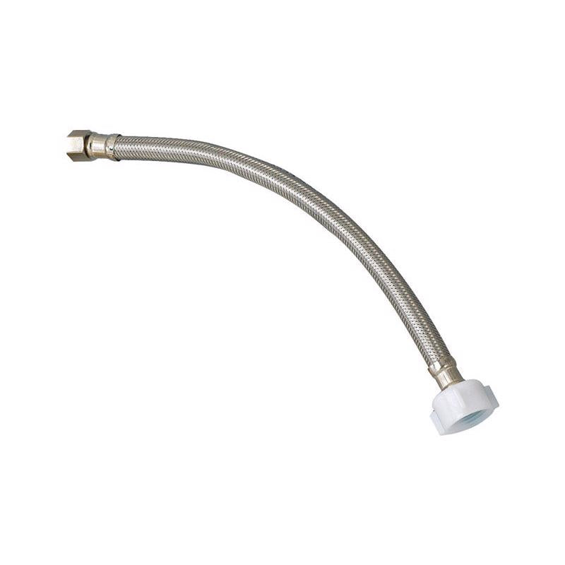 PLUMB PAK - Plumb Pak EZ 3/8 in. Compression in. X 7/8 in. D Ballcock 16 in. Stainless Steel Toilet Supply Line