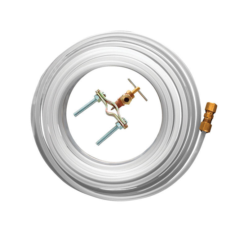 PLUMB PAK - Plumb Pak 1/4 in. Hose in. X 1/4 in. D Adapter or Coupling 25 ft. Polyethylene Installation Kit