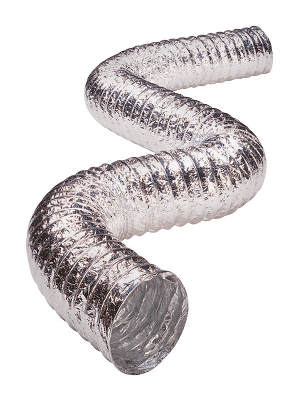 DEFLECT-O - Deflect-O Supurr-Flex 5 ft. L X 4 in. D Silver Aluminum Dryer Transition Duct