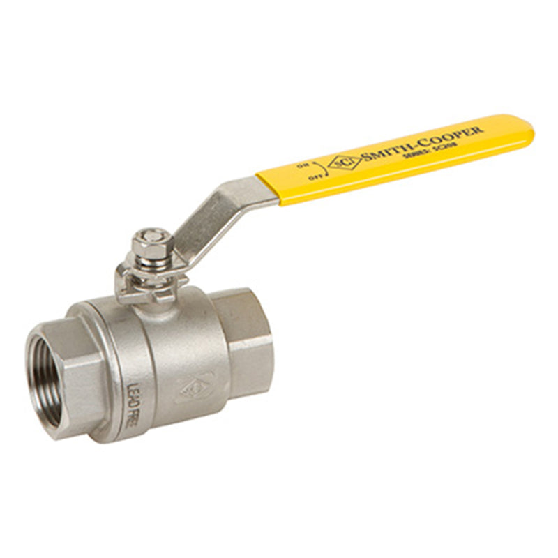SMITH COOPER - Smith Cooper 3/8 in. 304 Stainless Steel FIP Ball Valve Full Port