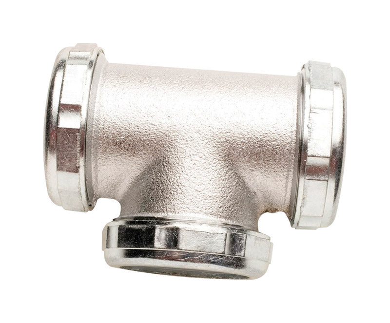 PLUMB PAK - Plumb Pak 1-1/2 in. D X 2.3 in. L Brass 3-Way Coupling Tee