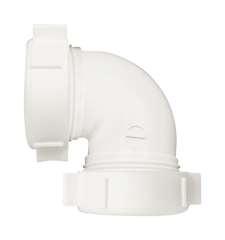 PLUMB PAK - Plumb Pak 1-1/2 in. D Plastic 90 Degree Elbow [PP55-5W]