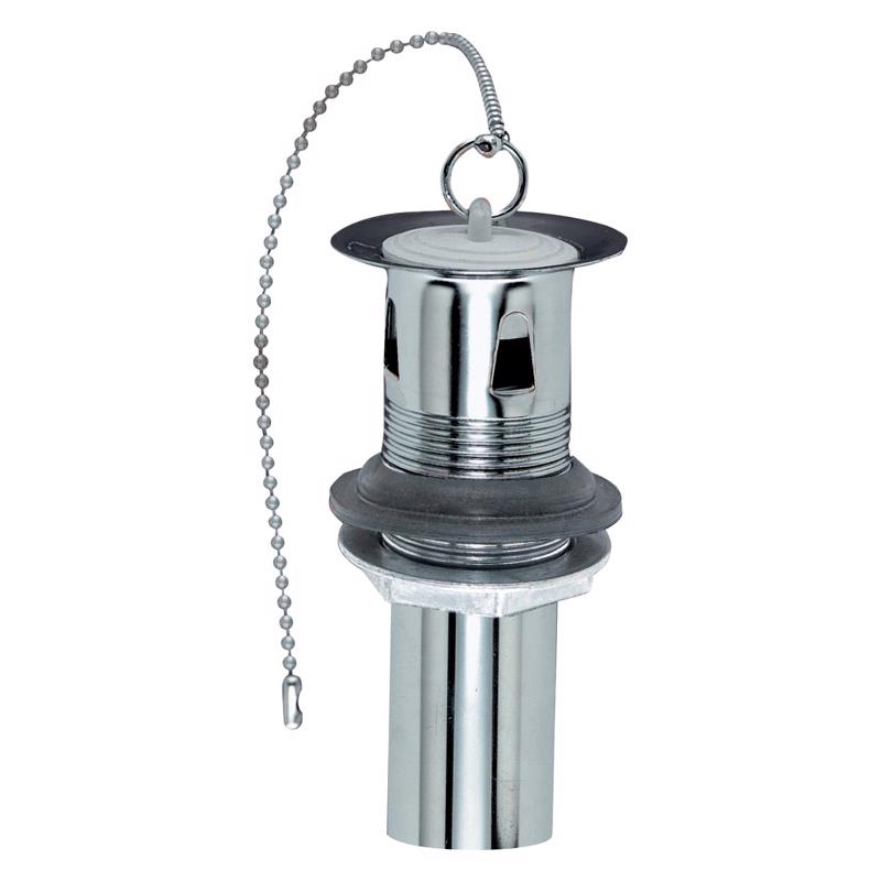 PLUMB PAK - Plumb Pak 1-1/4 in. D Chrome Plated Brass Pull Out Plug
