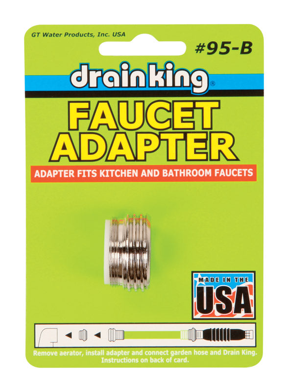 GT WATER PRODUCTS - GT Water Products Drain King Faucet Adapter