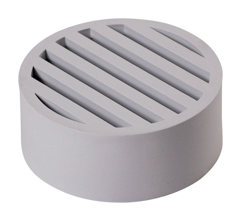 NDS - NDS 3 in. White Round Plastic Drain Grate