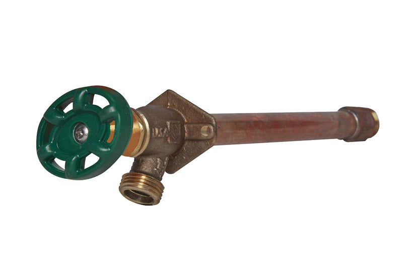 ARROWHEAD BRASS - Arrowhead Brass 1/2 in. MPT Brass Wall Hydrant [466-12QTLF]