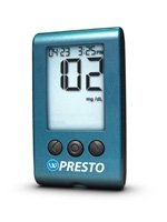 Agamatrix - Blood Glucose Meter Wavesense® Presto® 3 to 12 Second Results Stores up to 7 Results No Coding Required [1/EA]
