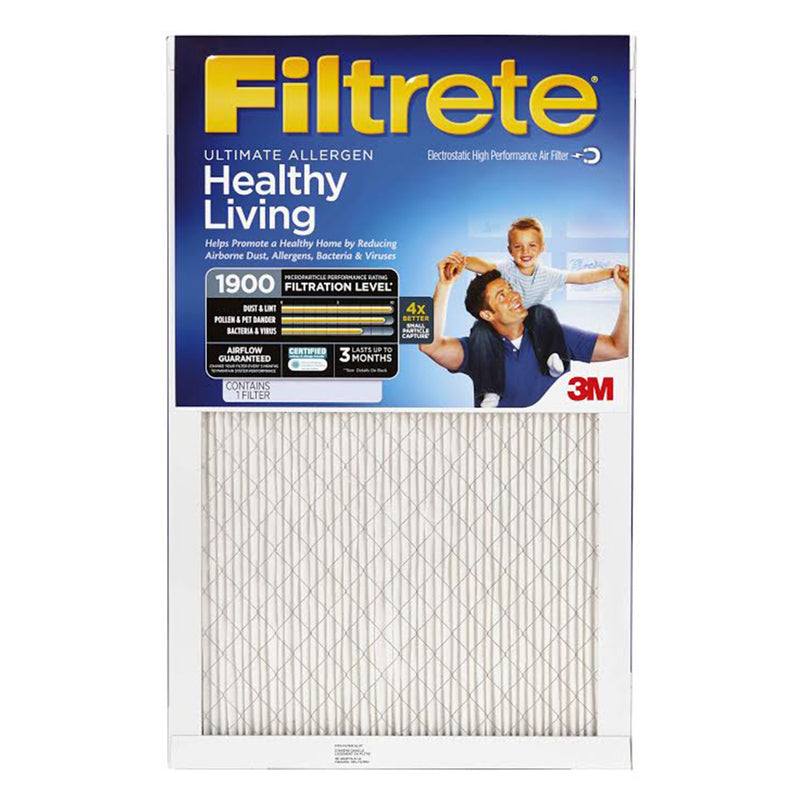 FILTRETE - Filtrete 24 in. W X 24 in. H X 1 in. D Fiberglass 13 MERV Pleated Allergen Air Filter 1 pk - Case of 4