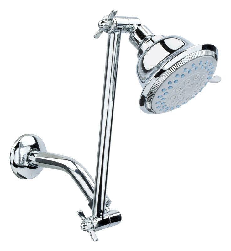 OAKBROOK - OakBrook Chrome PVC 5 settings Adjustable Showerhead 1.8 gpm