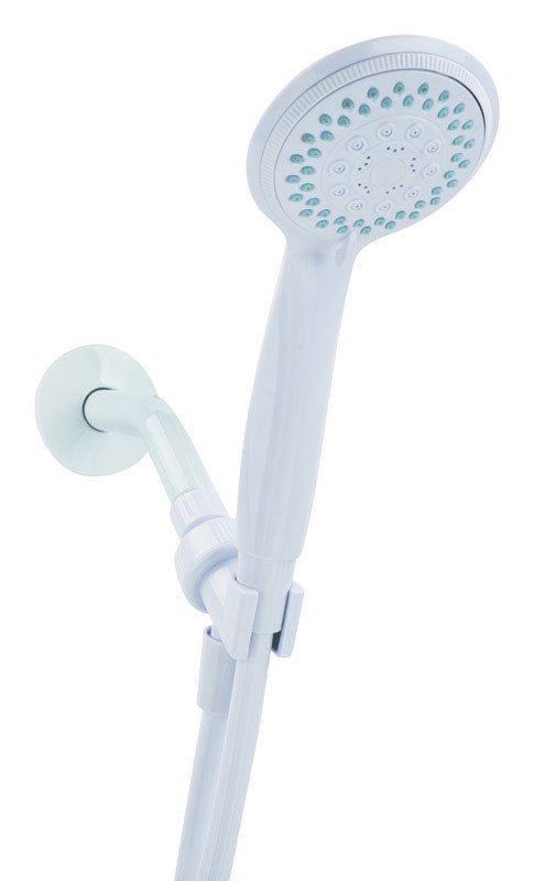 OAKBROOK - OakBrook White PVC 5 settings Handheld Showerhead 1.8 gpm