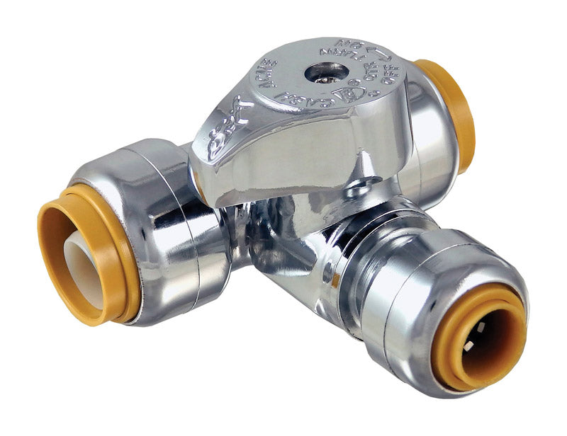 SHARKBITE - SharkBite 1/2 in. PTC X 1/2 in. Brass Tee Stop
