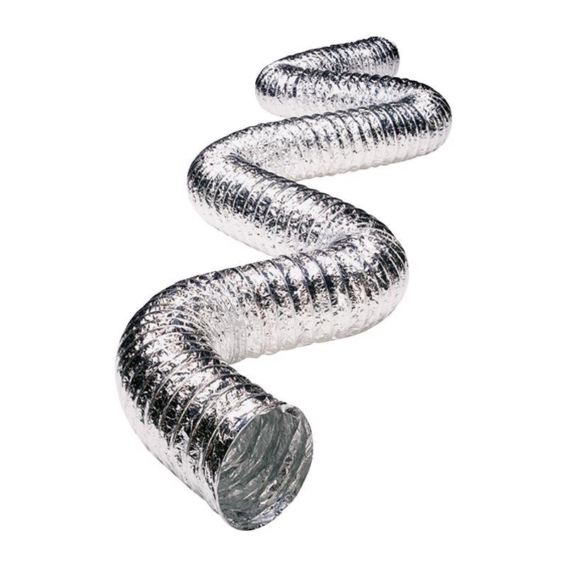 DEFLECT-O - Deflect-O Supurr-Flex 20 ft. L X 4 in. D Silver Aluminum Dryer Transition Duct