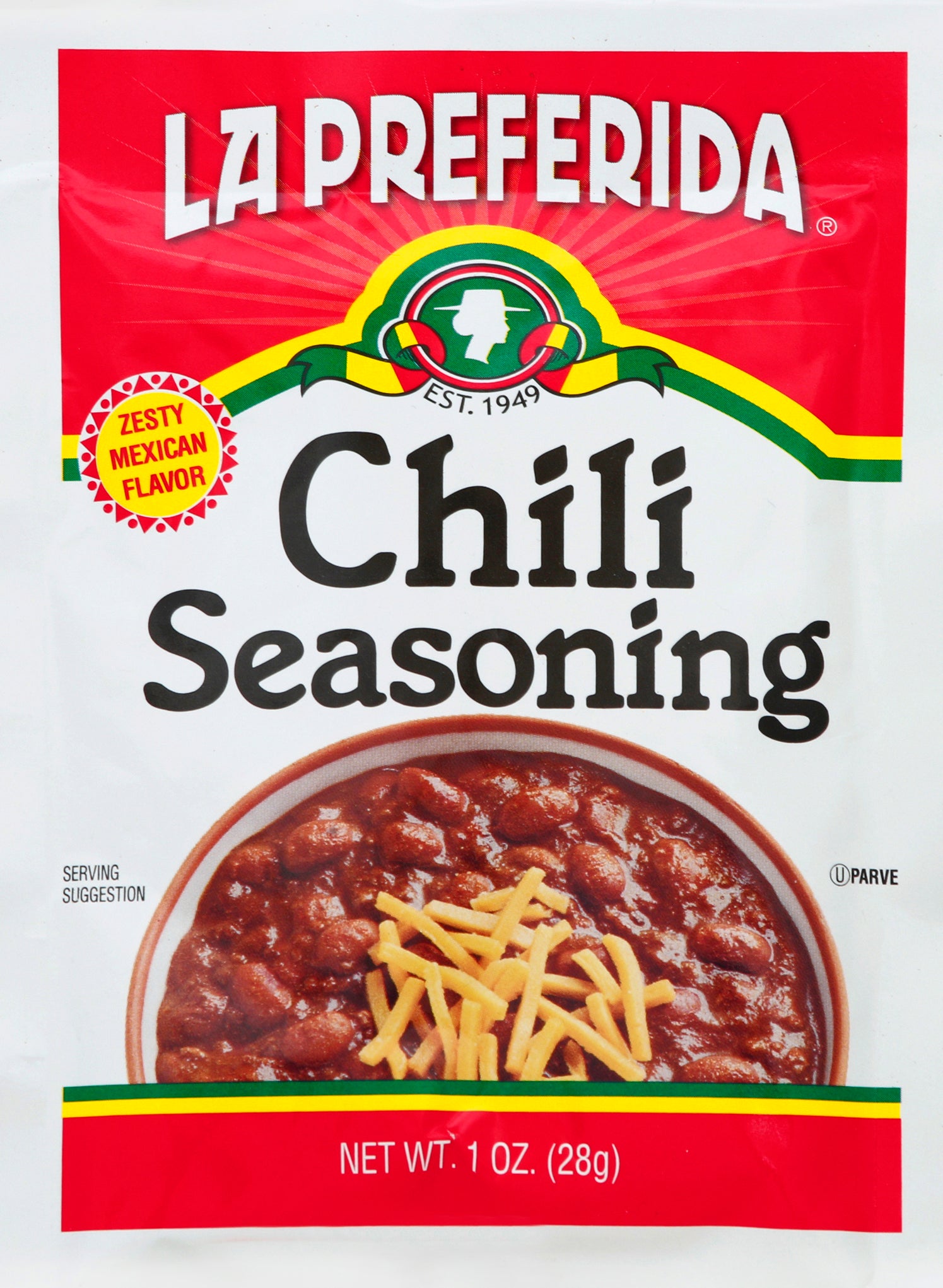 La Preferida Chili Seasoning 1 oz - Case of 24