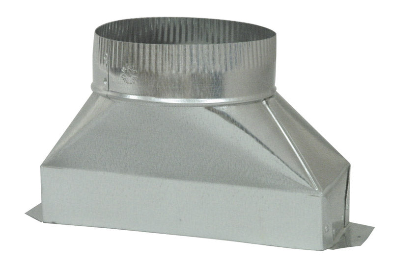 LAMBRO - Deflect-O 4 in. D X 10 in. L Galvanized Steel Duct