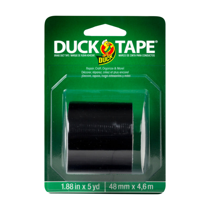 DUCK - Duck 1.88 in. W X 5 yd L Black Solid Duct Tape