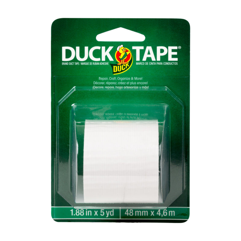 DUCK - Duck 1.88 in. W X 5 yd L White Solid Duct Tape