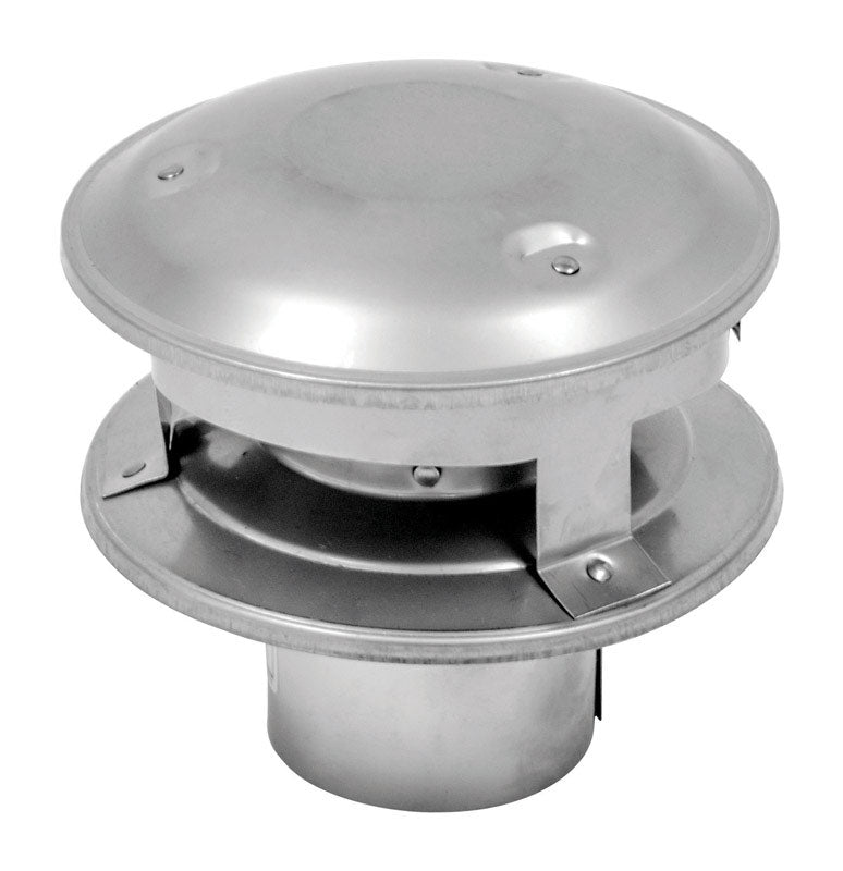 SELKIRK - Selkirk 3 in. D Galvanized/Stainless Steel Twist Lock Termination Cap - Case of 2