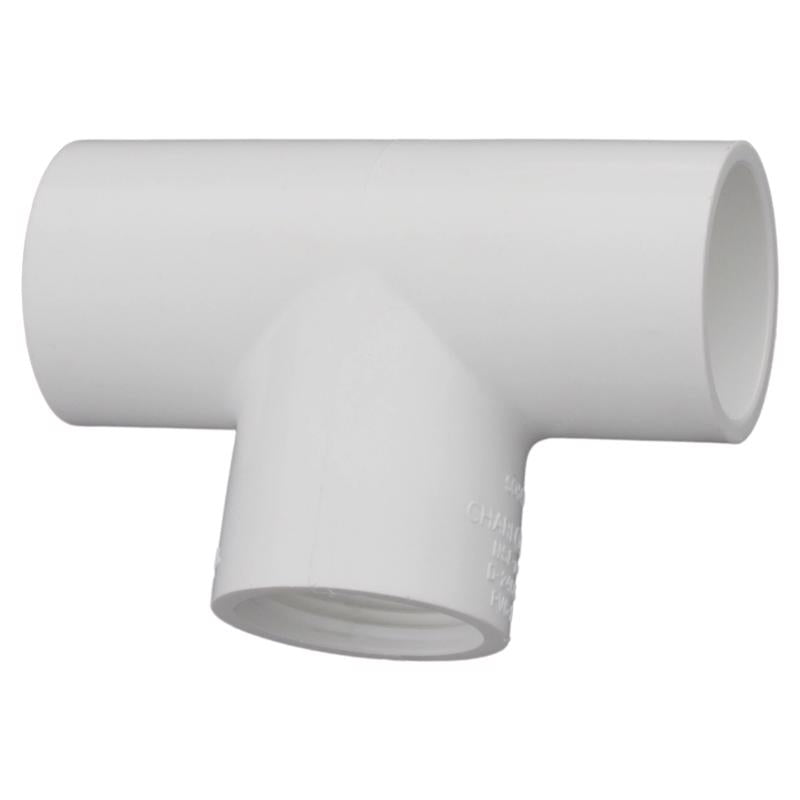 CHARLOTTE PIPE - Charlotte Pipe Schedule 40 1 in. Slip X 1 in. D Slip PVC Tee 1 pk [PVC 02401 1000]