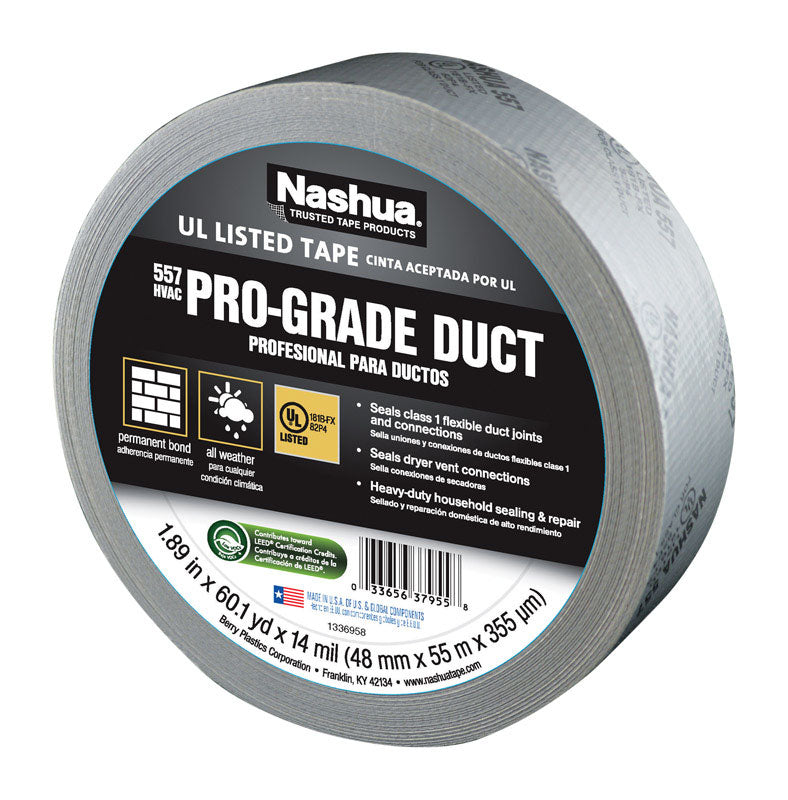 NASHUA - Nashua 1.89 in. W X 60.1 yd L Silver Duct Tape [1542699]