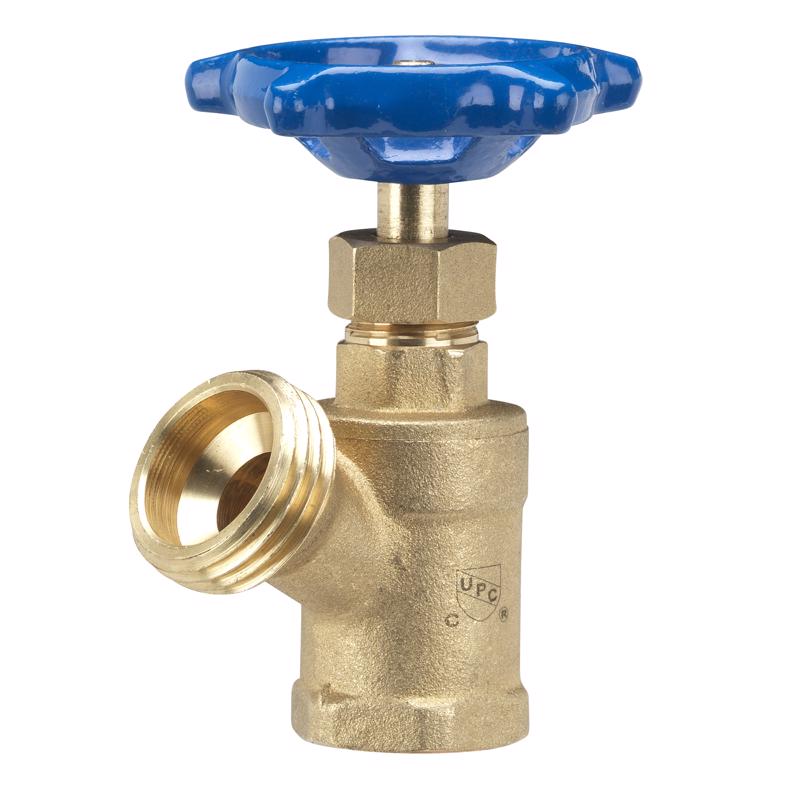 HOMEWERKS - Homewerks 1/2 in. X 3/4 in. Comp x MHT Brass Boiler Drain Valve