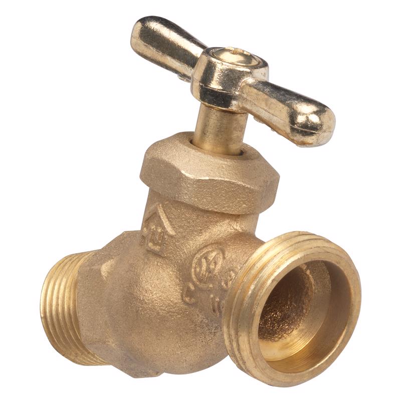 HOMEWERKS - Homewerks 3/4 in. MIP X 3/4 in. MHT Brass No-Kink Hose Bibb [VHNSTDF4]