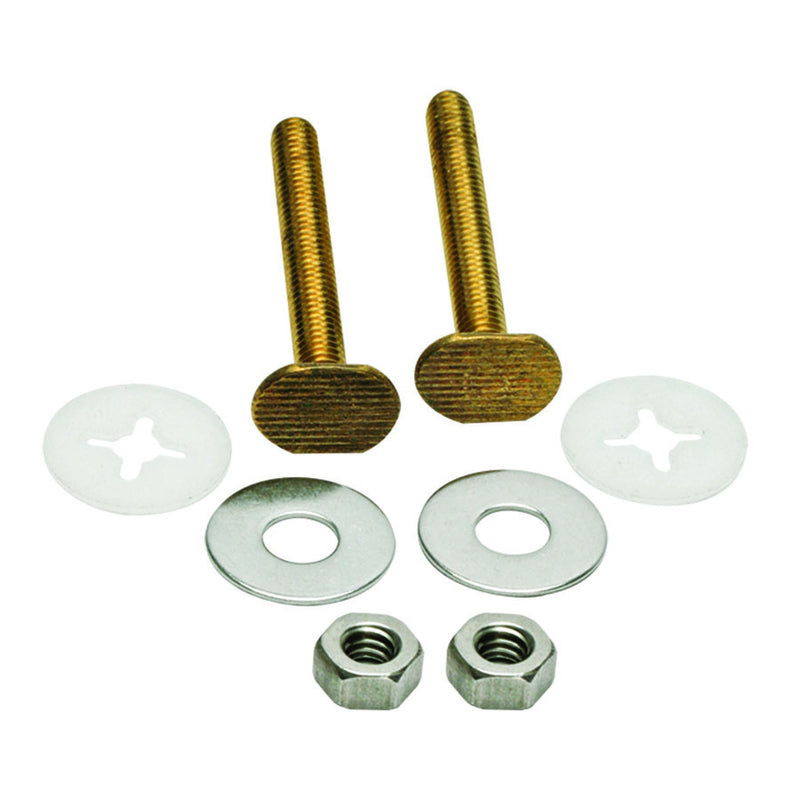 FLUIDMASTER - Fluidmaster Bowl to Floor Bolts Brass [7110]