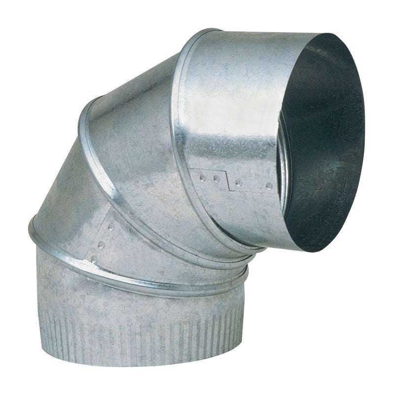 IMPERIAL - Imperial 5 in. D X 5 in. D Adjustable 90 deg Galvanized Steel Furnace Pipe Elbow - Case of 8 [GV0291-C]