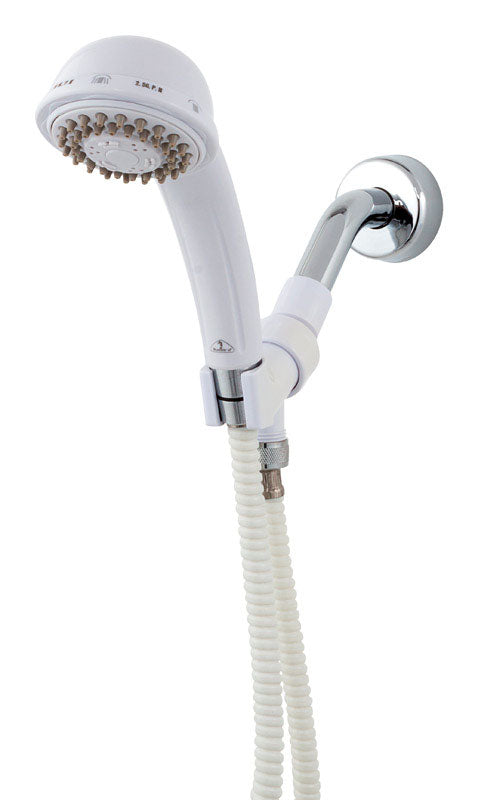 WHEDON - Whedon Flow Pro White Plastic 3 settings Handheld Showerhead 2.5 gpm