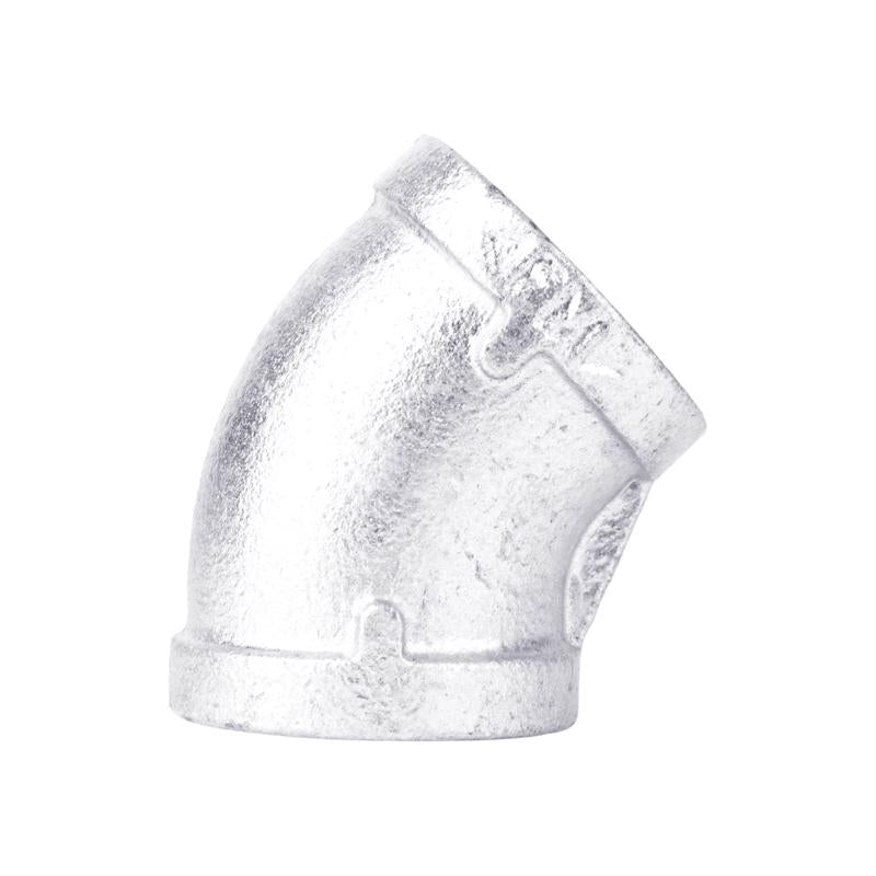 B & K - STZ Industries 1/2 in. FIP each X 1/2 in. D FIP Galvanized Malleable Iron 45 Degree Elbow - Case of 5