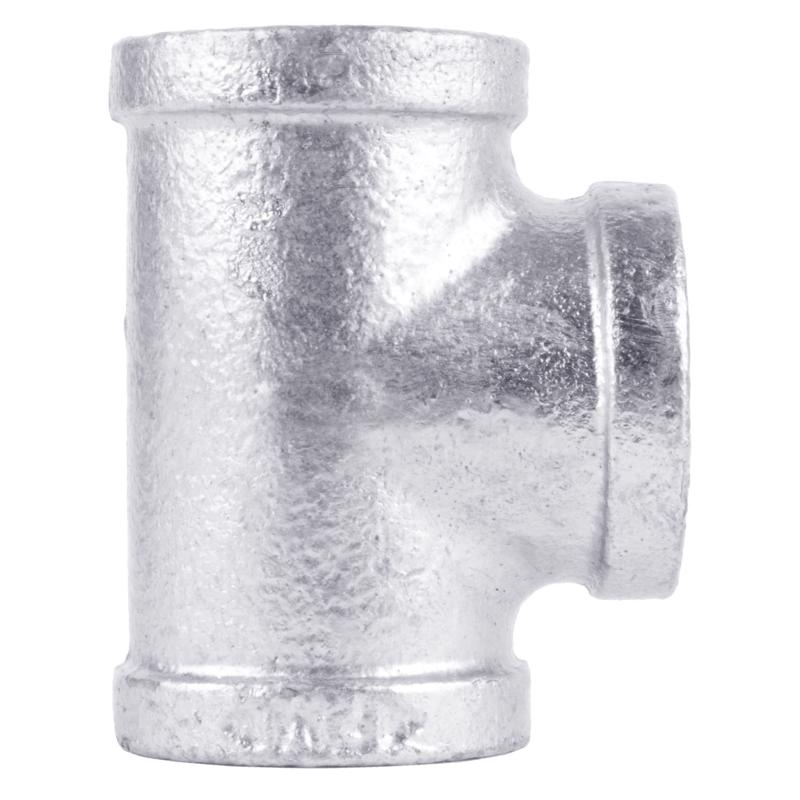 B & K - STZ Industries 1/4 in. FIP each X 1/4 in. D FIP 1/4 in. D FIP Galvanized Malleable Iron Tee - Case of 5