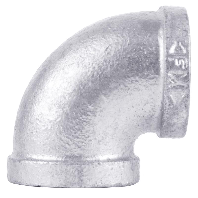 B & K - STZ Industries 2 in. FIP each X 2 in. D FIP Galvanized Malleable Iron 90 Degree Elbow