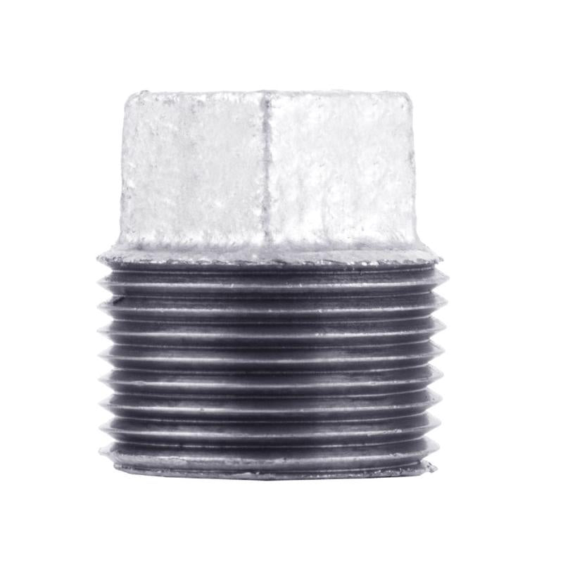 B & K - STZ Industries 1-1/4 in. MIP each Galvanized Malleable Iron Plug