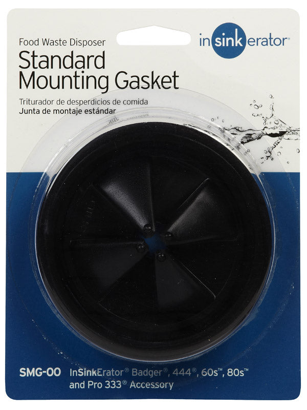 IN-SINK-ERATOR - InSinkErator Garbage Disposal Gasket Black Rubber