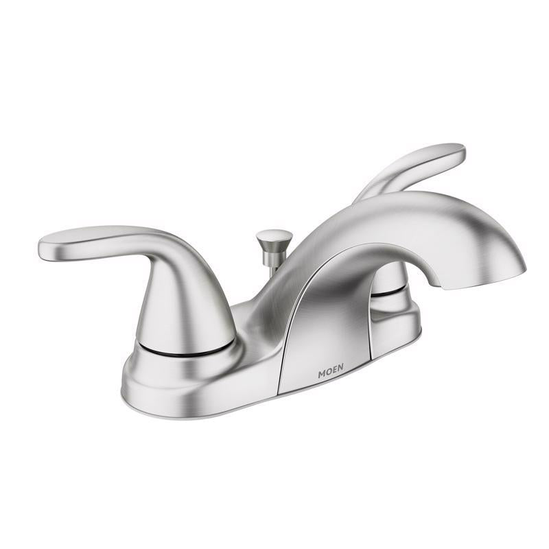 MOEN - Moen Adler Brushed Nickel Bathroom Faucet 4 in. [84603SRN]