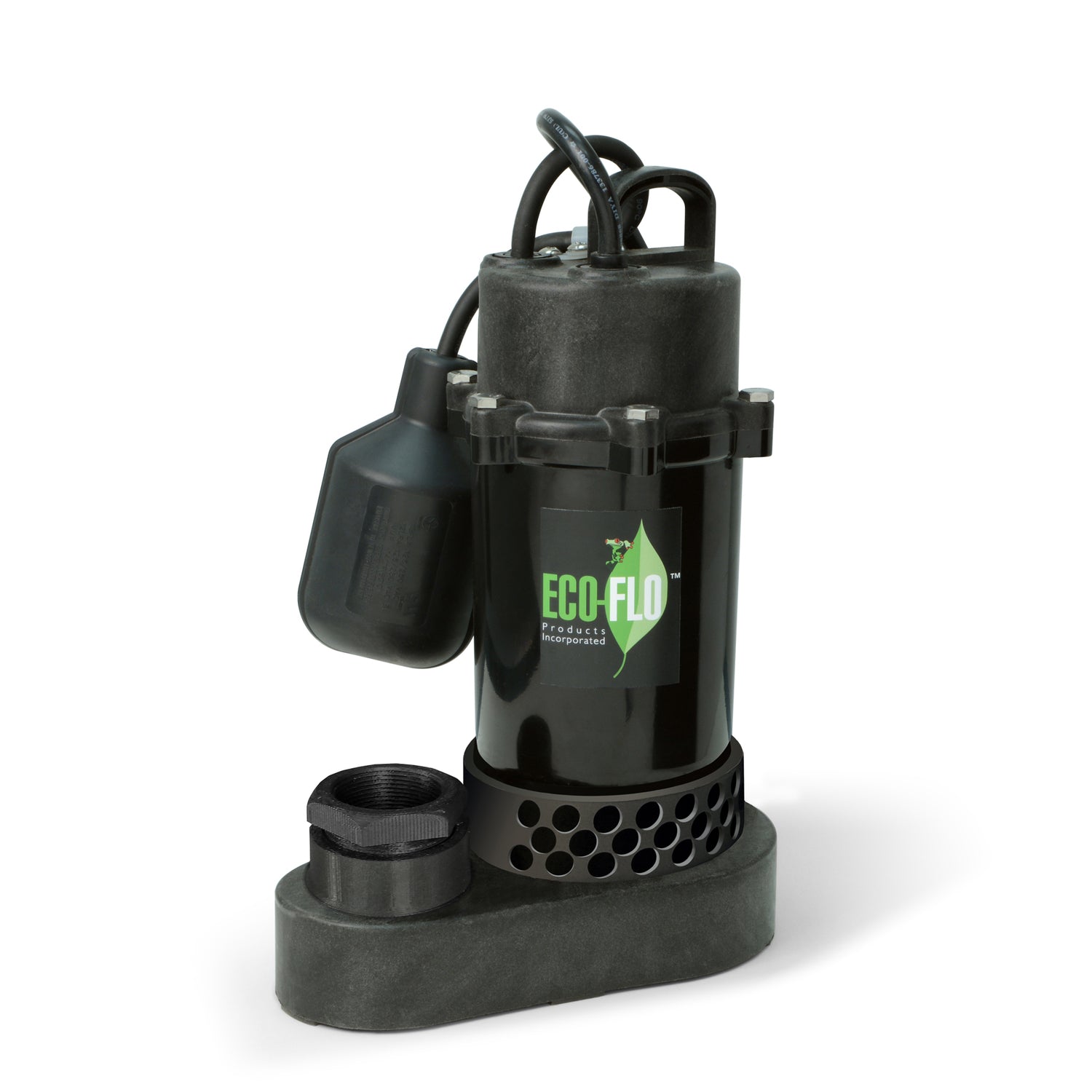 ECO-FLO 1/2 HP 4080 gph Aluminum Tethered Float Switch AC Submersible Sump Pump 8 ft