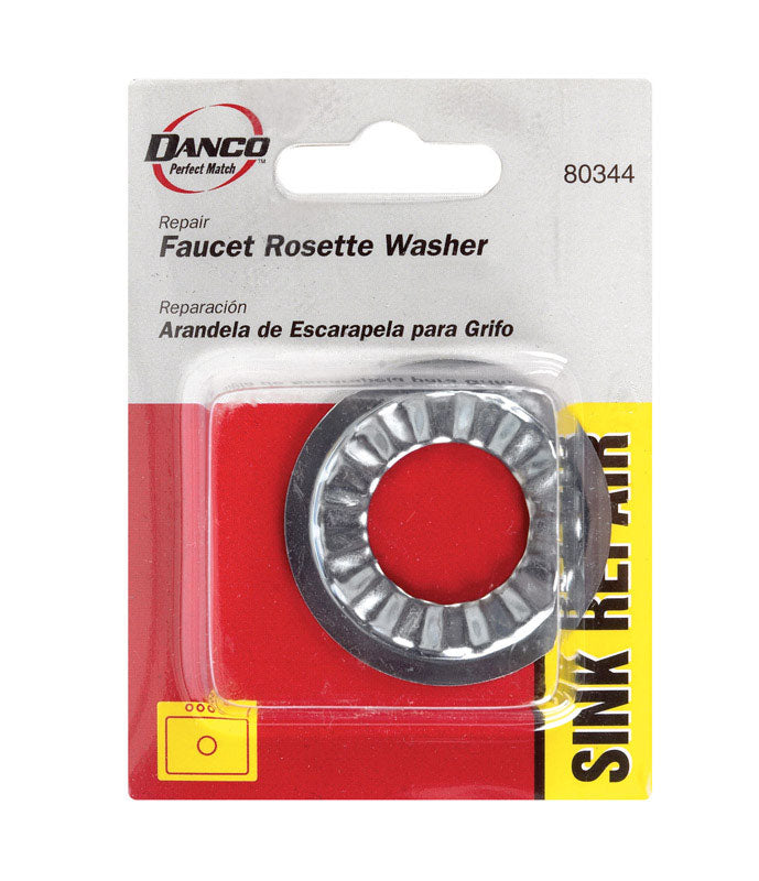 DANCO - Danco 7/8 in. D Diecast Faucet Rosette Washer - Case of 6