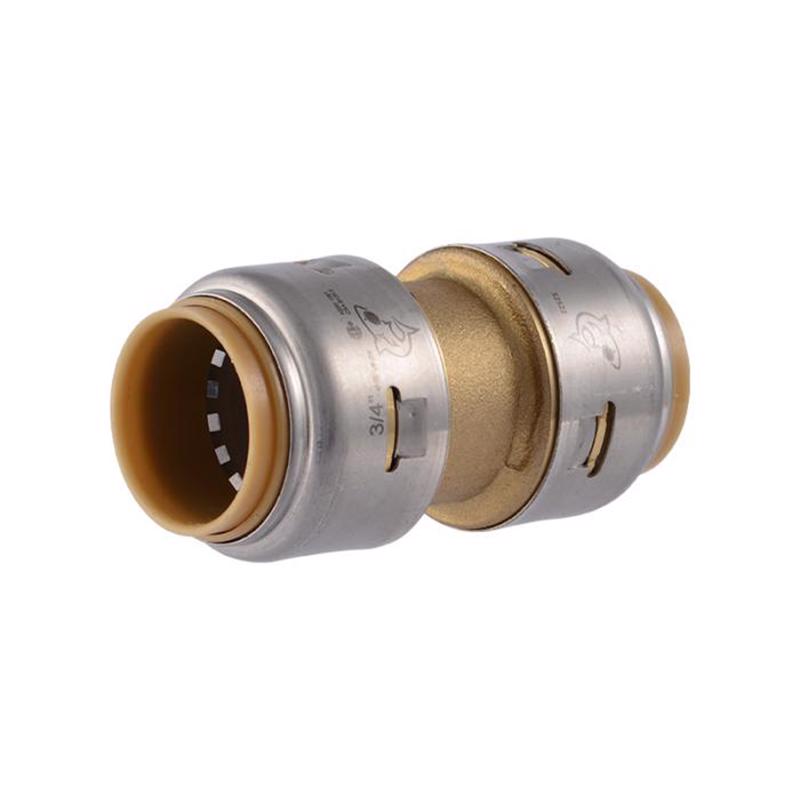 SHARKBITE - SharkBite Push to Connect 3/4 in. Push X 3/4 in. D Push Brass Coupling