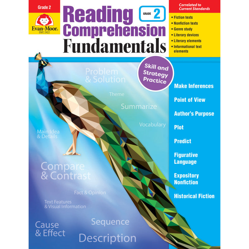 EVAN-MOOR - Reading Comprehension Fundamentals, Grade 2