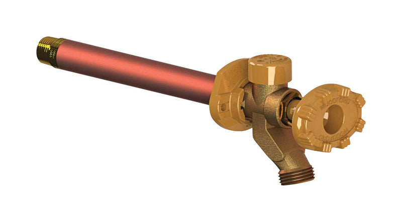 WOODFORD - Woodford 1/2 in. MPT Sweat Anti-Siphon Brass Freezeless Wall Faucet